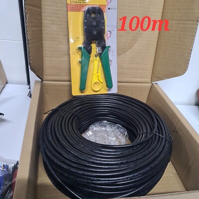 CAT6 Multikabel 100m Outdoor Wasserdicht Direct Burial Ethernet Netzwerkkabel 