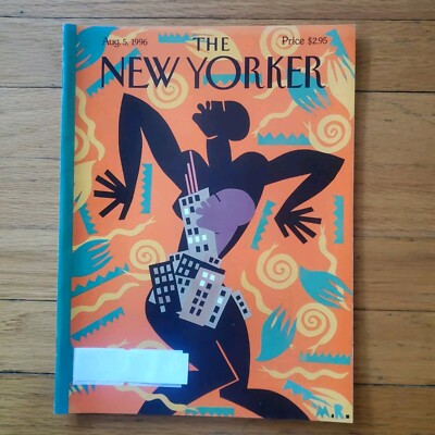 New Yorker Magazine August 5 1996 Michael Roberts Pat Moynihan Summer Olympics