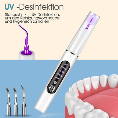 Ultraschall Zahnreinigung Set Elektrisch Zahnbürste Zahnsteinentferner Geschenk
