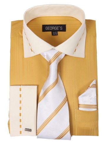 Corbata a rayas con Hanky AH621 para hombre 60 % algodón 40 % poliéster - Imagen 3 de 16