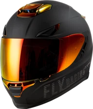 Fly Racing Sentinel Recon Helmet Matte Black/Fire Chrome