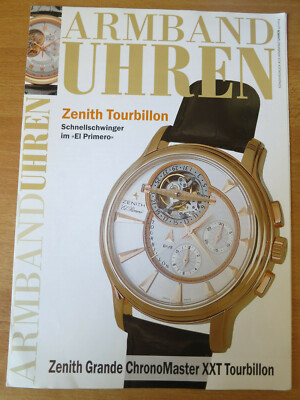 ZENITH EL PRIMERO Sonderdruck 2004 - Uhren Magazin ARMBANDUHREN - sehr selten!