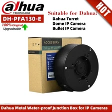 DH PFA130-E for CCTV IP Camera Waterproof Junction Box Bracket Black outdoor