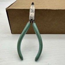 Vintage EREM 90 SWISS Electronic Precision Bent Plier Rubber Handle Blue Good