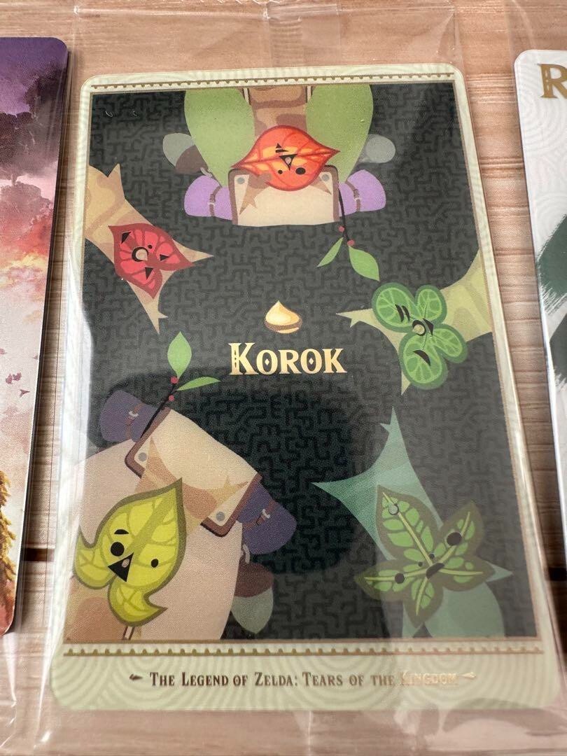 The Legend of Zelda Tears of the Kingdom Wafer Card Complete All