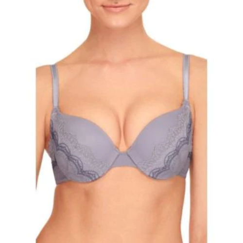 B.Tempt'D Wink Worthy Underwire Push-Up Bra Med Purple 32 C - Picture 1 of 1