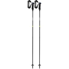 LEKI Neolite Carbon Black/Anthracite/Neon Green Ski Poles 65348321 