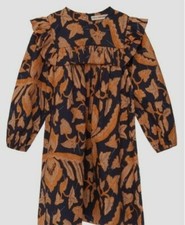 SUMMER SALE !!Ulla Johnson GIRLS Kids KIMAYA Floral Navy Blue Dress !!BNWT!!