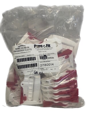 (25) SAINT-GOBAIN Pharma Pure-Fit PVDF 3/4  to 2  TCL Large Tube Clamps PFTCL150