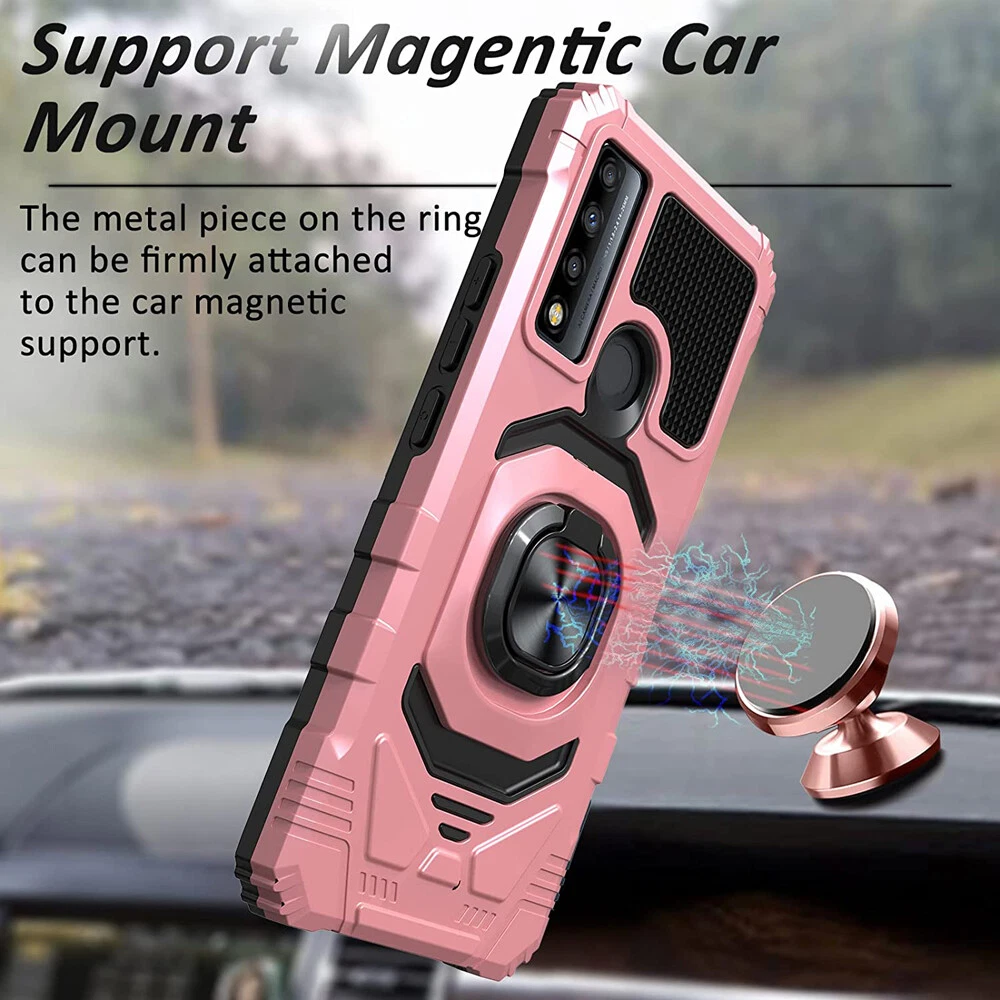 Shockproof Ring Case for TCL 40 SE 40SE T610E T610K