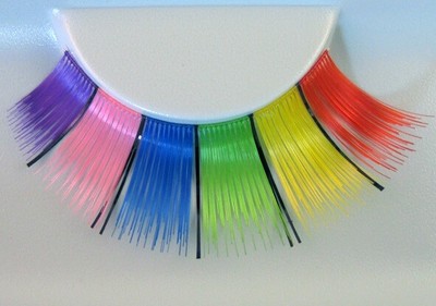 EULENSPIEGEL Wimpern Sixcolors – 6-farbig, Inkl. Wimpernkleber Und Anleitung, Mehrfach Verwendbar