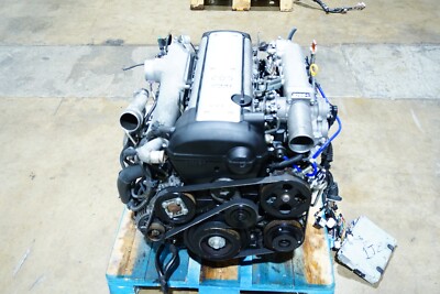 JDM Toyota 1JZ-GTE Twin Turbo 2.5L DOHC *Front Sump* Engine 1JZ