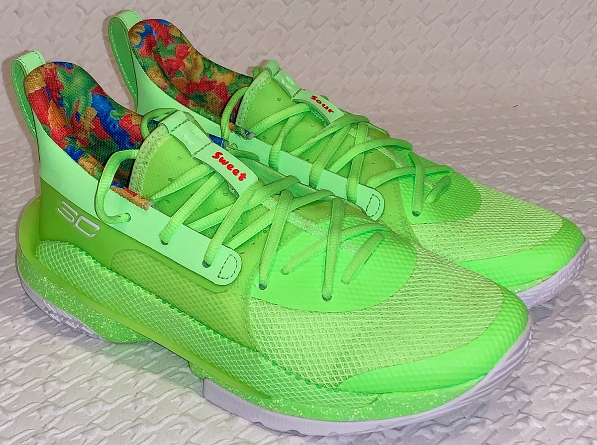 バスケットボール UNDER ARMOUR - UA CURRY  7 Sour Patch New Under Armour Steph Curry 7 Sour Patch Kids Lime Green