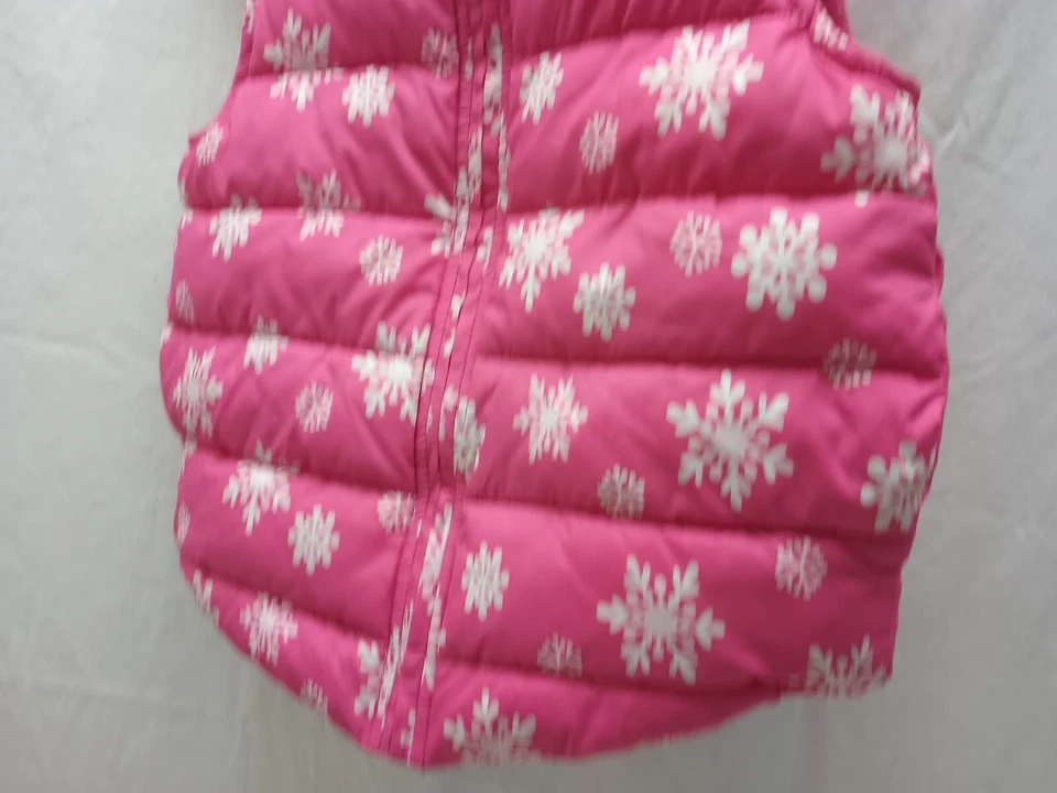 Chaleco acolchado con cremallera rosa Gymboree niñas talla M (7-8) Foto 2 de 4