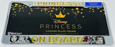 Princess On Board Metal License Plate Frame Authentic Disney Best Gift Auto Car Princess On Board Metal License Plate Frame Authentic Disney Best Gift Auto Car