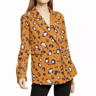 3.1 PHILLIP LIM For Target Colorful Leop Print Blazer SZ. XS