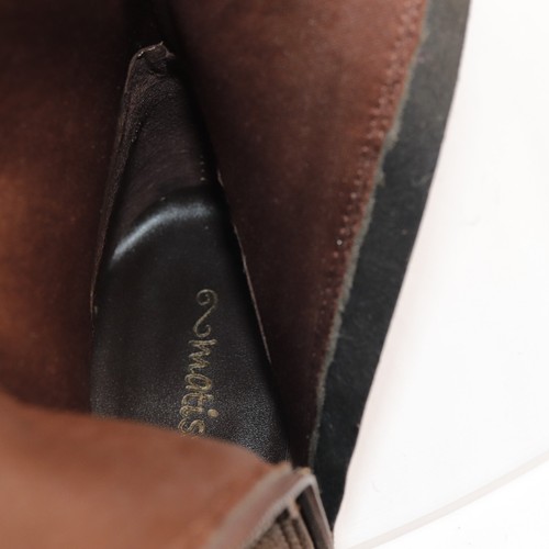 Matisse Womens Blakely Riding Boot Size 8 Tall Brown Leather Low Heel Western - Picture 13 of 14