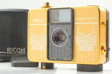🚀🎁Rare !!《MINT in CASE "King Gold"》Ricoh Auto Half E Film Camera From JAPAN✈✈✈