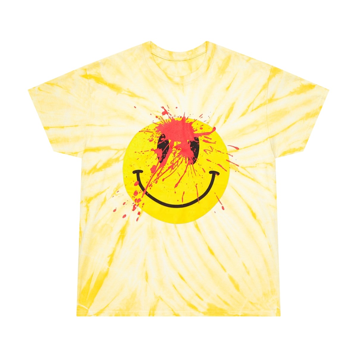 Playboi Carti Die Lit Tour Smile Face Tie-Dye T-Shirt Merch - All 
