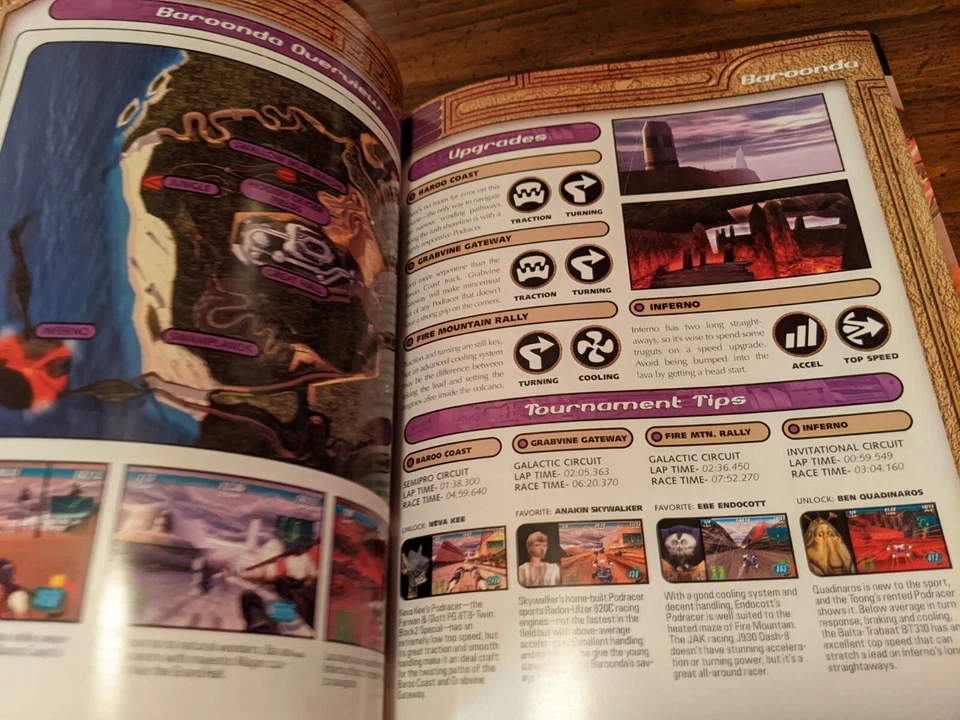 Star Wars Episode I Racer Nintendo Power Strategy Guide unused fresh! W game! Bx - Image 4 of 4