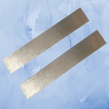 Pure Anode Sheet 2pcs 99.995% Pure for Plating and Electroplating Electrode S