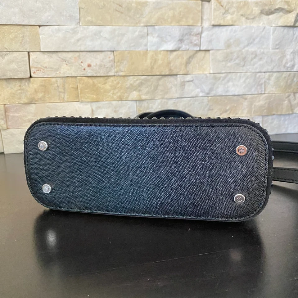 BOLSO DOMO TORY BURCH EMERSON NUEVO CON ETIQUETAS EN NEGRO 153317 Foto 4 de 4