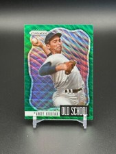 2021 Prizm Baseball Sandy Koufax “Old School” #OS-7 Green Wave Prizm MINT