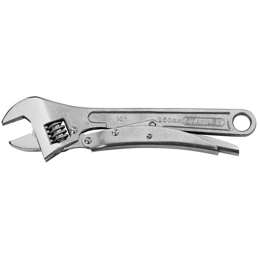 Stanley Wrench 10 Inch Wide Locking Handle Anti Slip Adjustable