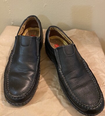 Solo Mens Black Dress Comfy Casual Shoes Size 11 Slip On Loafers Faux  Leather | eBay
