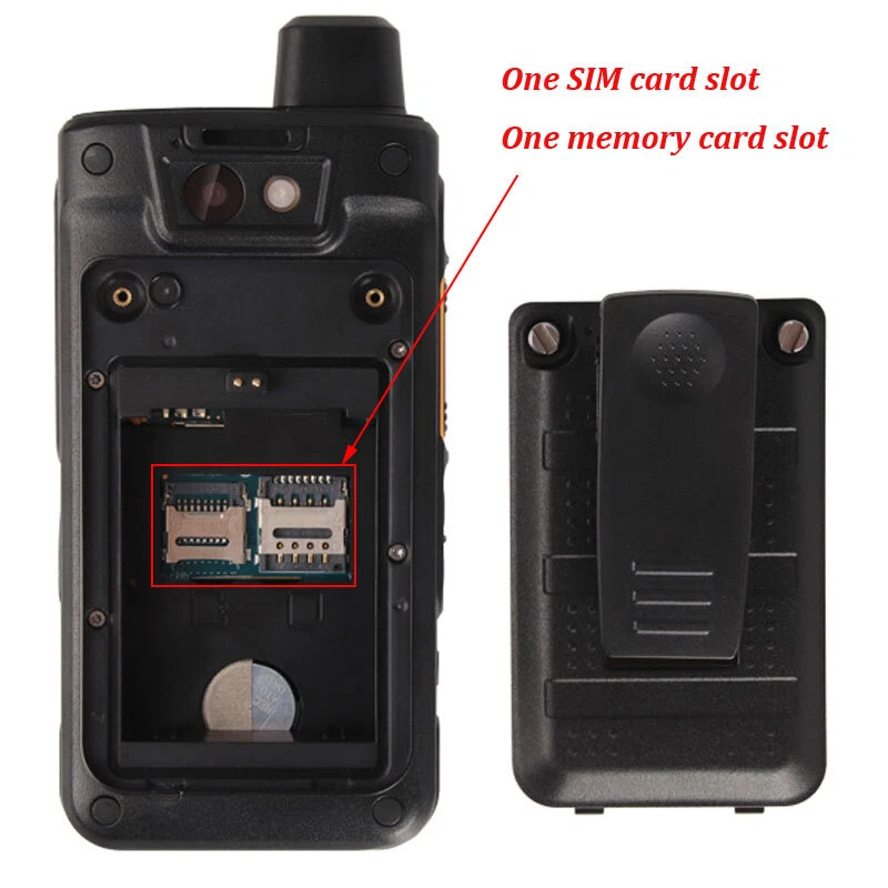4G Android Rugged Waterproof Smartphone Zello Walkie Talkie PoC Radio PTT B8000 - Image 3 of 4