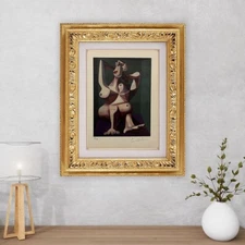 Pablo Picasso Original signed Print, COA and appraisal for $3,500 USD