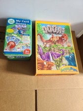 Leap Frog My Card Games Alphabet Go Fish Math Rummy and Ooga Simply Fun Dinosau
