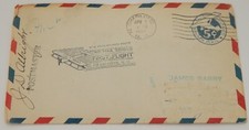 Charlotte North Carolina to New York first flight airmail April 1 1930