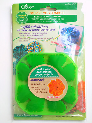 Klee Quick  3D Yo-Yo Maker blumenförmig groß 30 mm (Clover)  - Hobbyauflösung