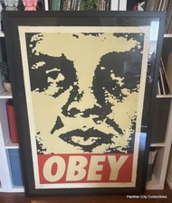 OBEY Large  x/89 Screen Print Signed #'d Shepard Fairey Andre The Giant 2005