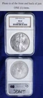 USA 2005 American Silver Eagle $1 NGC MS69 Brown Label 241418