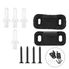 2pcs Barn Door Floor Guide Adjustable Stay Roller For Bottom Of Sliding Door New