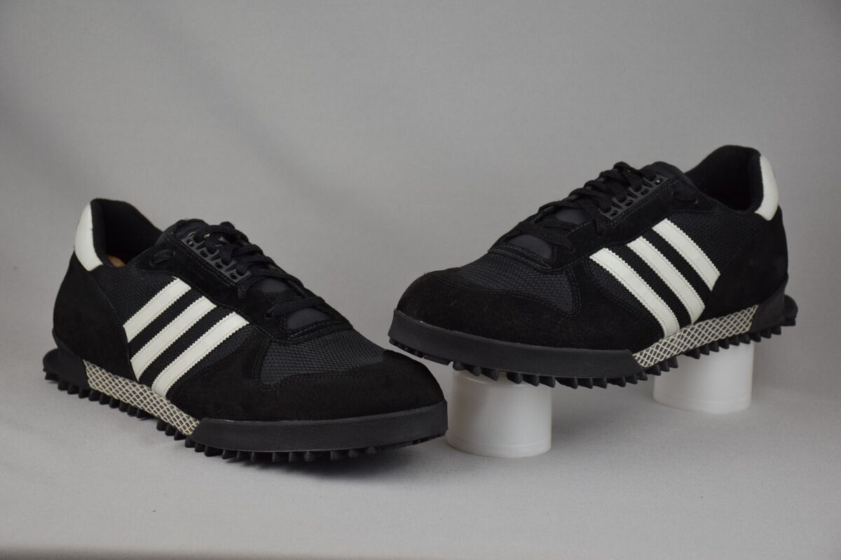 RARE Adidas Marathon TR Vintage 2000 Black Suede Mens 033251 RARE Adidas Marathon TR Vintage 2000 Black Suede Mens 033251