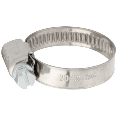 AMZ Clips And Fasteners 10 German Style Hose Clamps 3/4''-1-1/4'' 20mm-32mm Range
