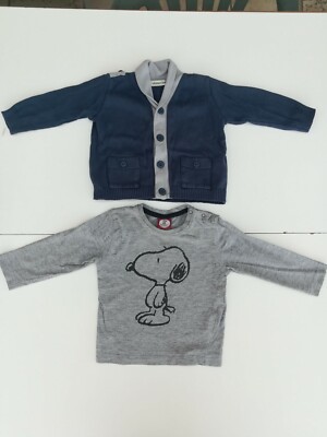 Set 1 Jahr SNOOPY T-Shirt 12 Monate Weste Armor-Baby Set Kleidung Junge 
