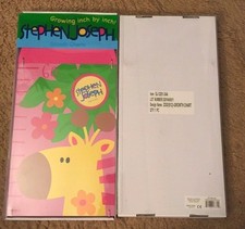 NIB Stephen Joseph Growth Chart Girl Zoo Lowest Price Baby Shower Gift