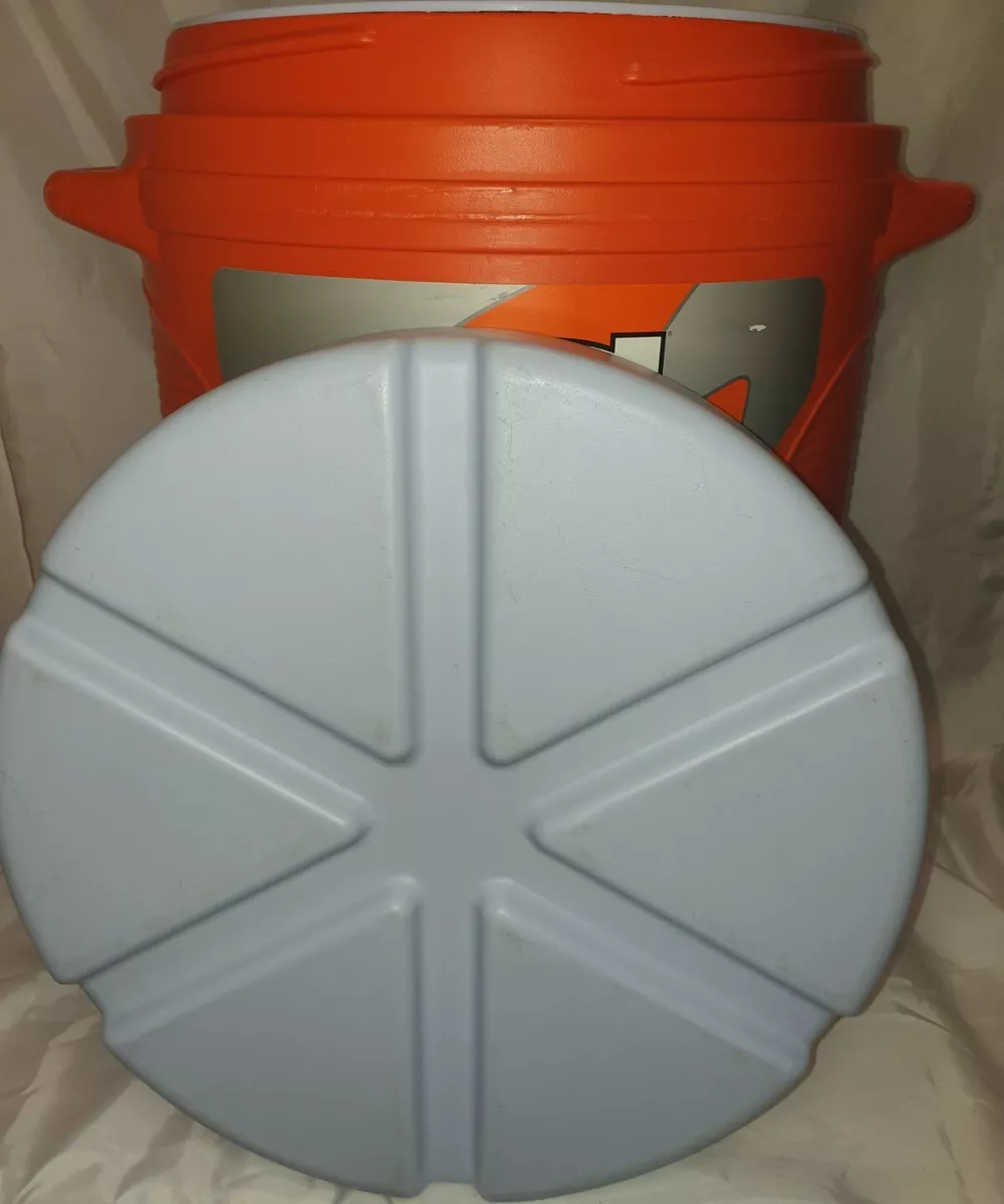 Gatorade Rubbermaid 10 Gallon Beverage Jug Orange 1610 Made in USA Vintage