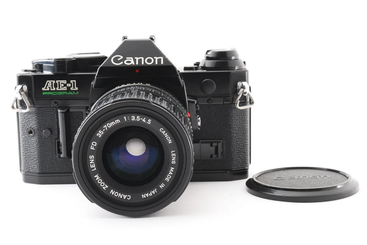 Canon AE-1 Program Canon ZOOM LENS FD 35-70mm F3.5-4.5 [Exc] From Japan E439