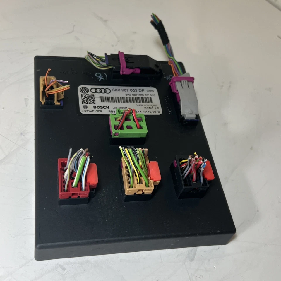 2014 AUDI A4 ONBOARD SUPPLY CONTROL MODULE BCM MODULE 8K0907063DF OEM - Изображение 3 из 4