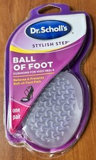 Dr Scholls Stylish Step Ball of Foot Cushions High Heels Inserts - 1 Pair New