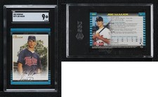 2002 Bowman Joe Mauer #379 SGC 9 MINT Rookie RC HOF