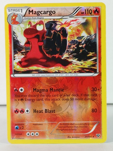 Magcargo - POKEMON - XY Base 21/146 - Reverse Holo - LP