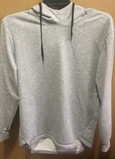 LARGE SHEIN GRAY HOODED SWEATSHIRT DRAWSTRING