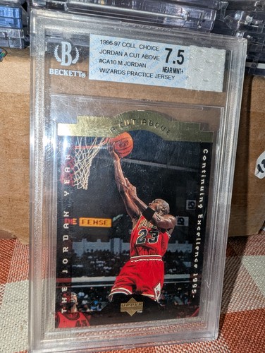 Michael Jordan #CA10 1996 Collector's Choice Jordan Cut Above card