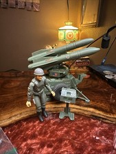 1982 Vintage GI JOE MMS MOBILE MISSILE SYSTEM & HAWK figure